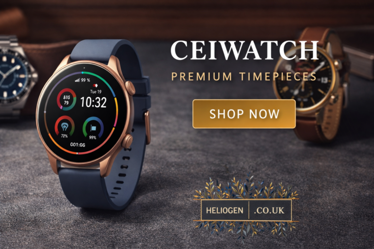 Ceiwatch premium smartwatch with modern fitness display