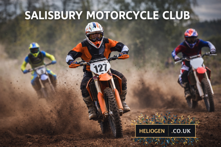 Salisbury Motorcycle Club riders competing in an off-road motocross race