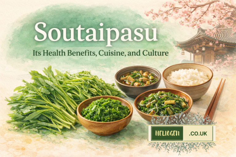 Soutaipasu fresh greens with rice and traditional side dishes