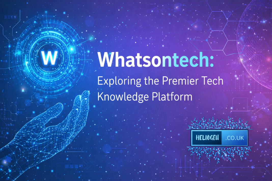 Whatsontech technology platform exploring digital innovation
