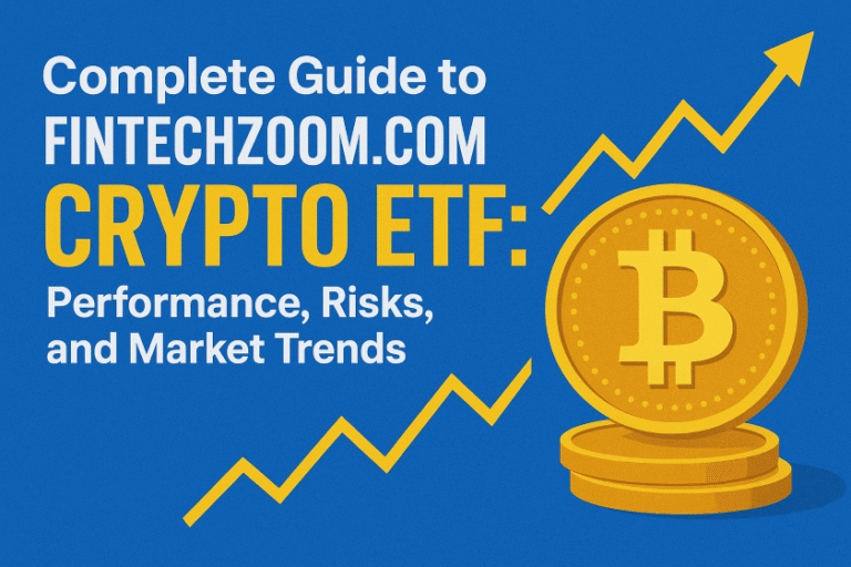 FintechZoom.com crypto ETF performance and market trends illustration