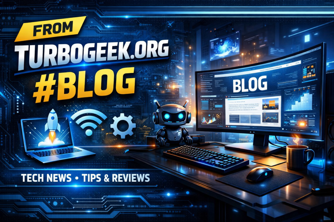 From turbogeek.org#blog featuring tech news, tips, and reviews dashboard