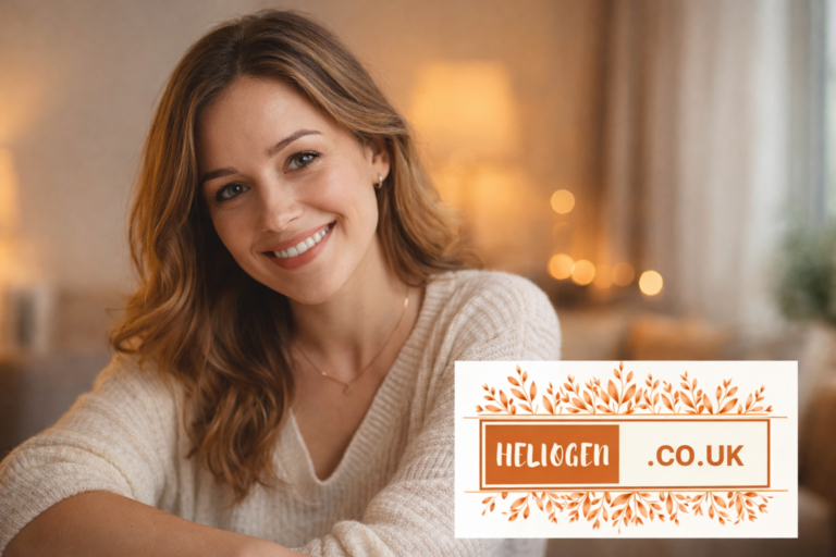 Smiling woman in a warm indoor setting, portrait style, louisa kochansky related image