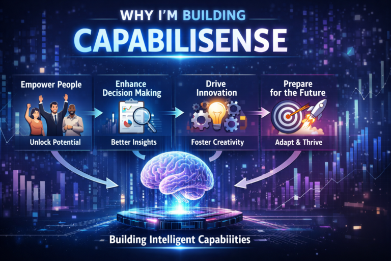 Why I'm building Capabilisense to empower people, enhance decision-making, drive innovation, and prepare for the future.