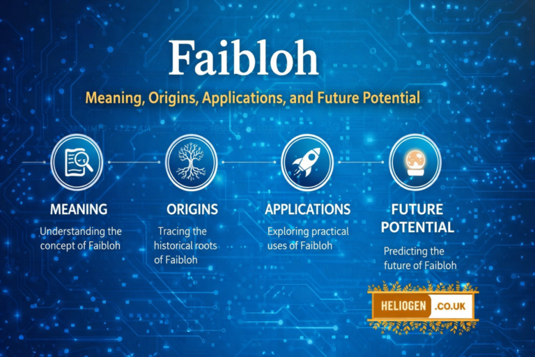 Faibloh meaning, origins, applications, and future potential infographic