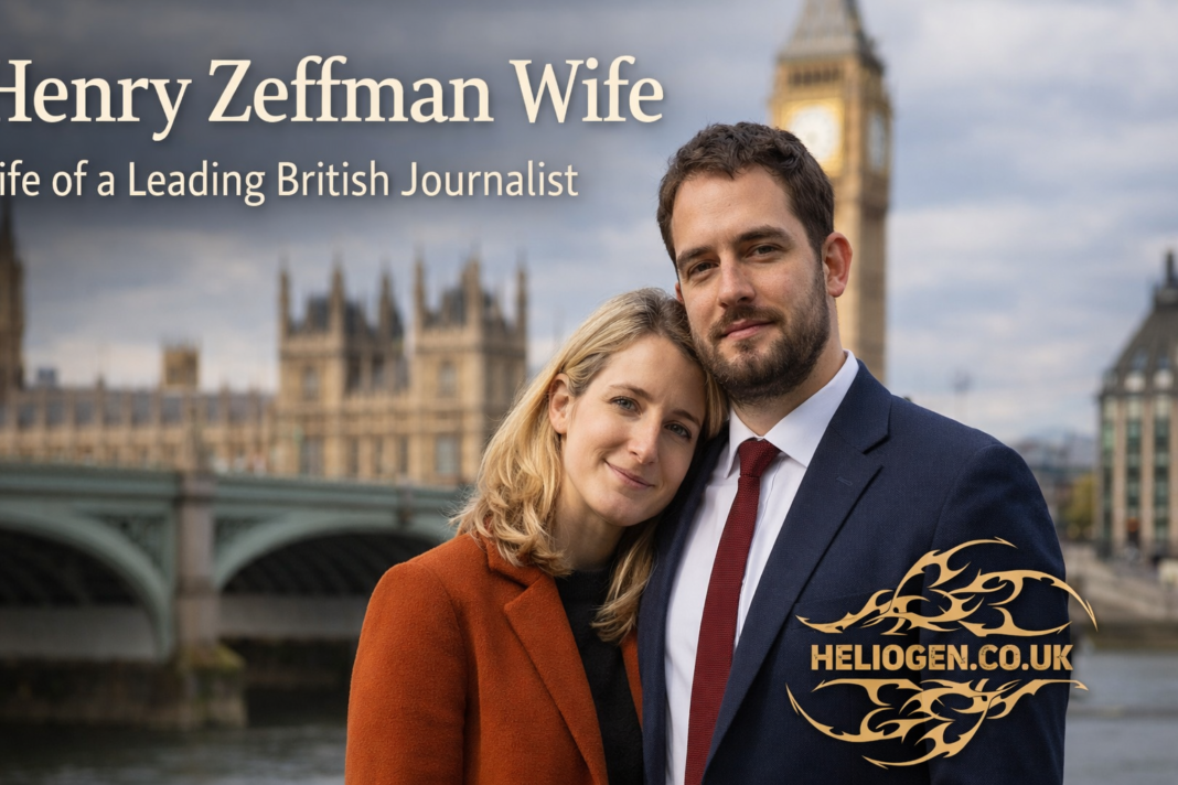 Henry Zeffman with his wife near Big Ben in London