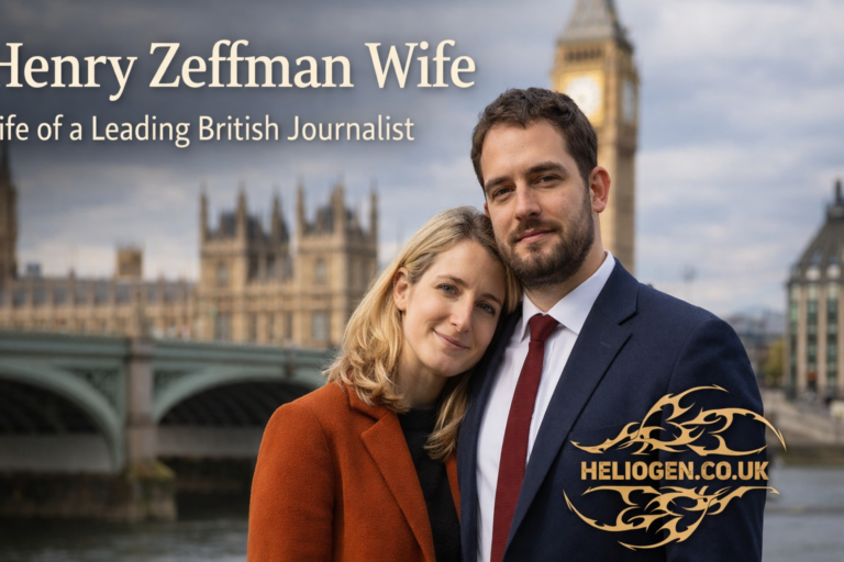 Henry Zeffman with his wife near Big Ben in London