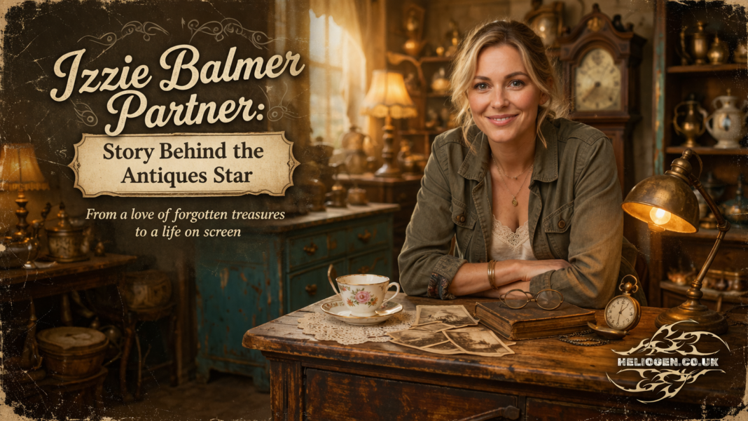 Izzie Balmer partner story in a vintage antiques shop setting