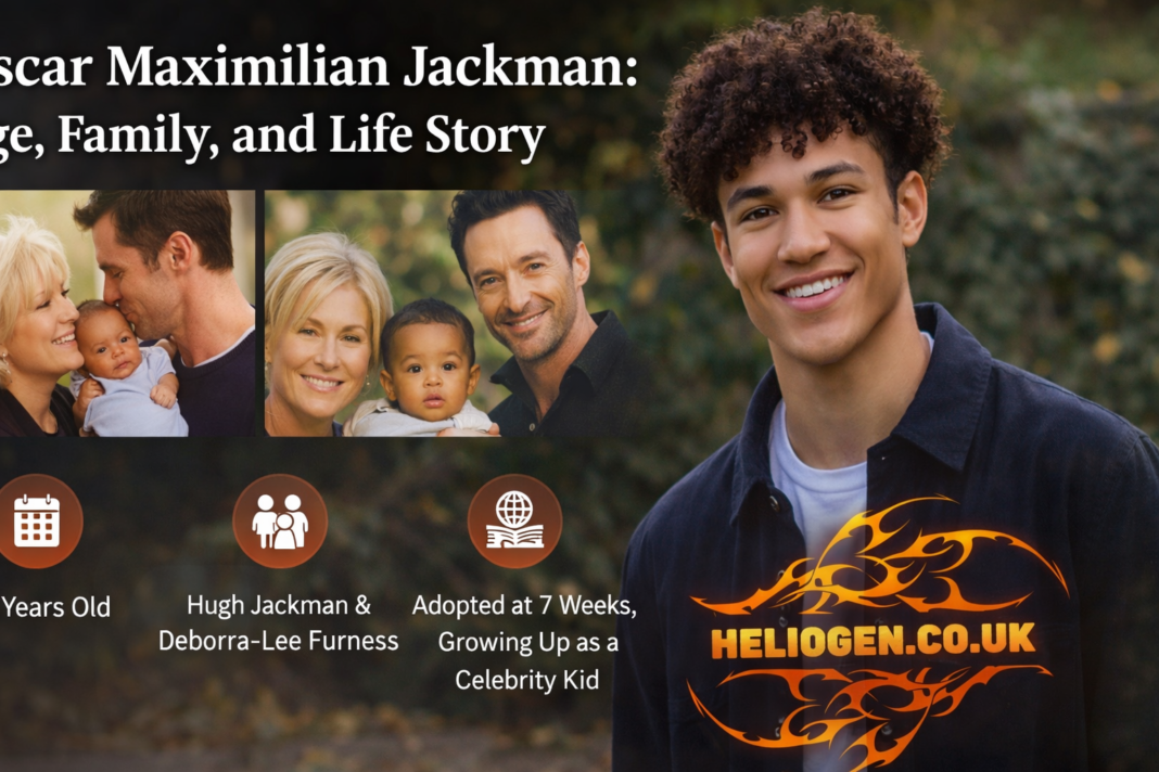 Oscar Maximilian Jackman portrait style image highlighting his age, family, and life story