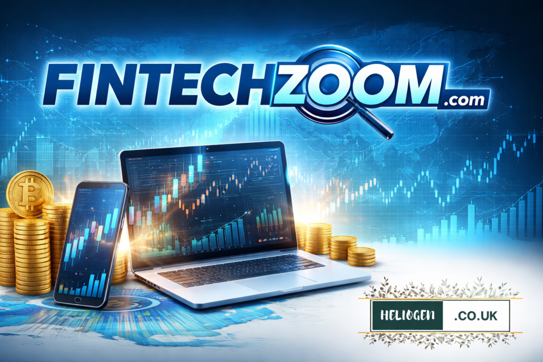 Fintechzoom .com showing financial charts, crypto, and market analysis