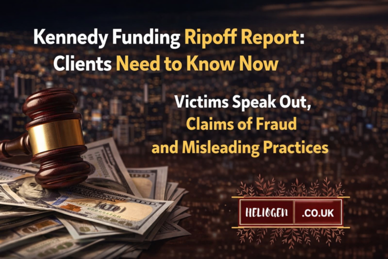 Kennedy Funding ripoff report graphic highlighting client warnings