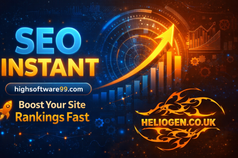 Seo Instant Appear Highsoftware99.com banner showing fast SEO ranking growth with upward graph